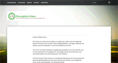 Desktop Screenshot of planungsbuero-giese.de